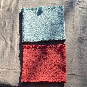 Two Hollister Elastic Tube Tops